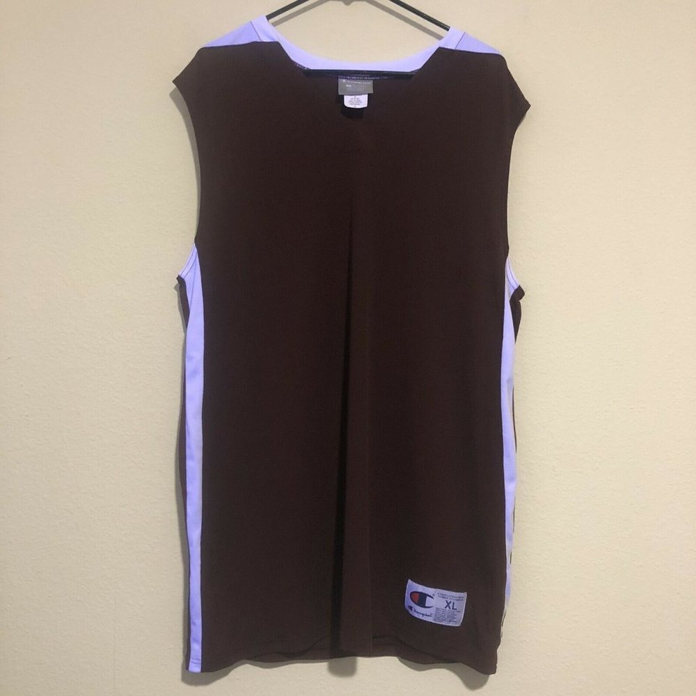 Men’s New Maroon Champion Supreme Basketball Jersey-Size XL